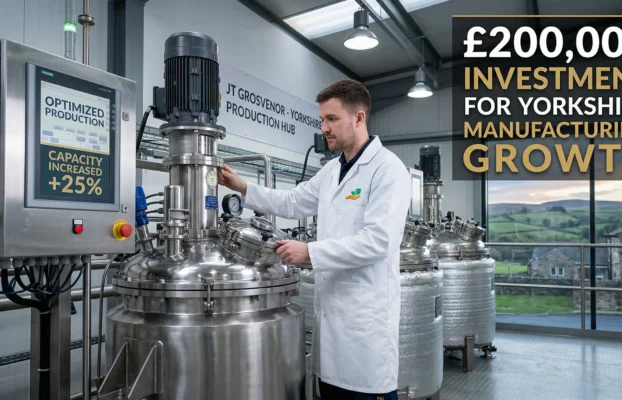 JT Grosvenor Announces £200,000 Strategic Investment to Accelerate Growth at Yorkshire Facility